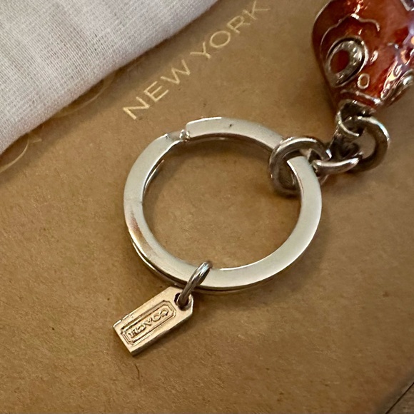 Coach Limited Edition 3D Movable Coral Metal Koi Fish Keychain Fob Bag Charm - Picture 5 of 16